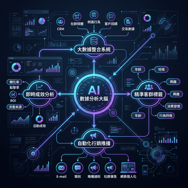 AI 行銷系統架構圖